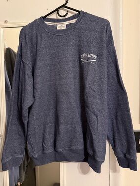 New Hope Navy Crewneck Sweater
